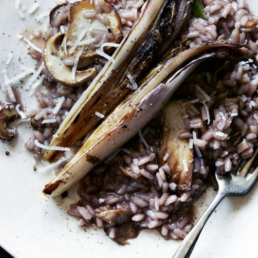 Recette Risotto Aux Bolets Et Au Vin Rouge 