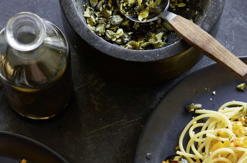 Recette Spaghetti Avec Pesto La Courge