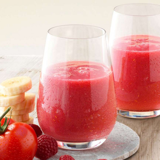 Recette Smoothie Aux Framboises Avec Tomates 